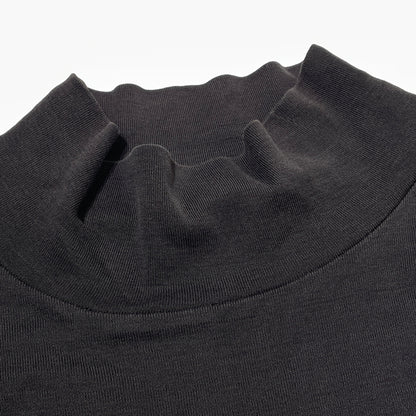 【中古品】【メンズ】 LEMAIRE ルメール MOCK NECK LS TEE モック ネック ロングスリーブ Tシャツ 長袖 トップス 141-260929-sa-24-teih サイズ：S カラー：ブラック 万代Net店