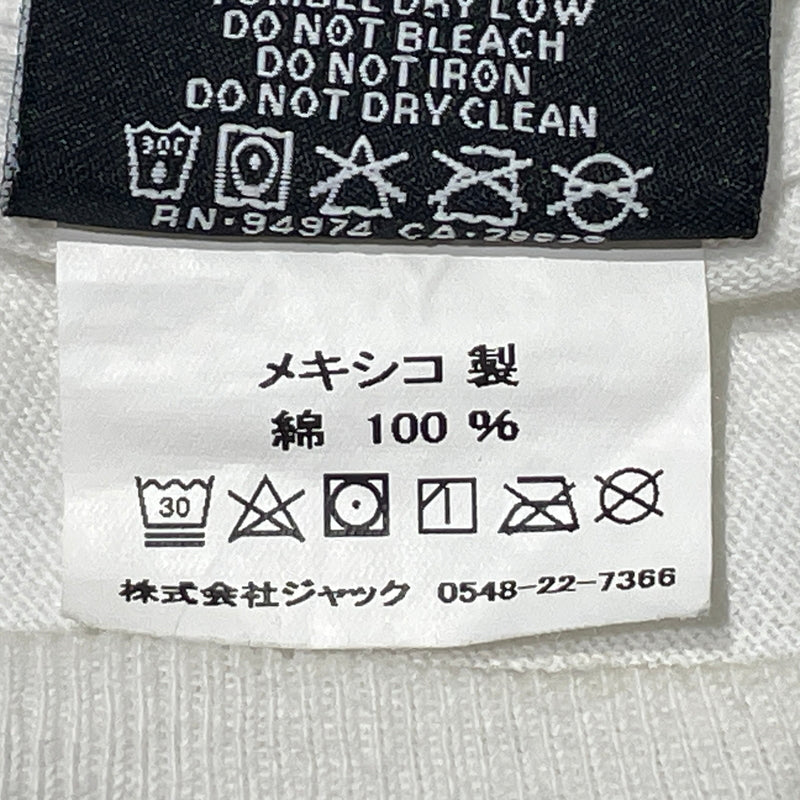 【現状渡し品】【メンズ】 STUSSY ステューシー × CACTUS PLANT FLEA MARKET INTERNATIONAL カタクス プラント フリーマーケット インターナショナル 別注コラボ T-SHIRT Tシャツ 半袖 トップス 142-260929-sa-23-teih サイズ：L カラー：ホワイト 万代Net店