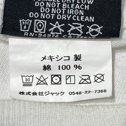 【現状渡し品】【メンズ】 STUSSY ステューシー × CACTUS PLANT FLEA MARKET INTERNATIONAL カタクス プラント フリーマーケット インターナショナル 別注コラボ T-SHIRT Tシャツ 半袖 トップス 142-260929-sa-23-teih サイズ：L カラー：ホワイト 万代Net店