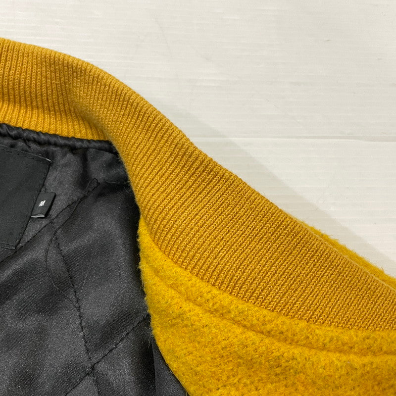 【中古品】【メンズ】 STUSSY ステューシー JACKSON VARSITY JACKET ジャクソン バーシティ ジャケット アウター 142-260929-yo-01-teih サイズ：M カラー：マスタード 万代Net店