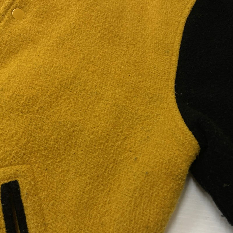 【中古品】【メンズ】 STUSSY ステューシー JACKSON VARSITY JACKET ジャクソン バーシティ ジャケット アウター 142-260929-yo-01-teih サイズ：M カラー：マスタード 万代Net店