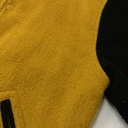 【中古品】【メンズ】 STUSSY ステューシー JACKSON VARSITY JACKET ジャクソン バーシティ ジャケット アウター 142-260929-yo-01-teih サイズ：M カラー：マスタード 万代Net店