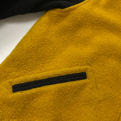 【中古品】【メンズ】 STUSSY ステューシー JACKSON VARSITY JACKET ジャクソン バーシティ ジャケット アウター 142-260929-yo-01-teih サイズ：M カラー：マスタード 万代Net店