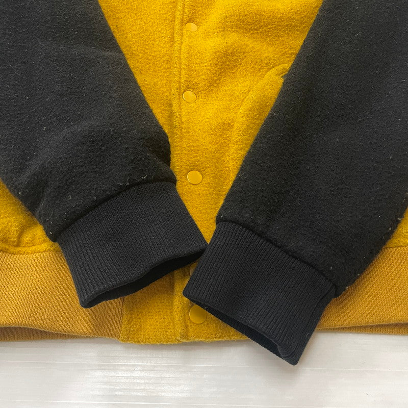 【中古品】【メンズ】 STUSSY ステューシー JACKSON VARSITY JACKET ジャクソン バーシティ ジャケット アウター 142-260929-yo-01-teih サイズ：M カラー：マスタード 万代Net店