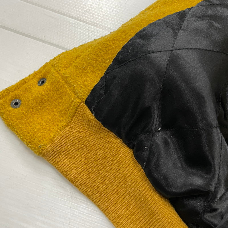 【中古品】【メンズ】 STUSSY ステューシー JACKSON VARSITY JACKET ジャクソン バーシティ ジャケット アウター 142-260929-yo-01-teih サイズ：M カラー：マスタード 万代Net店