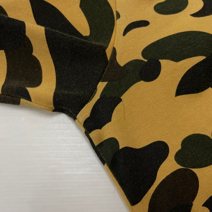 【中古品】【メンズ】 A BATHING APE アベイシングエイプ LOGO L/S TEE 001LTK701001M ロゴ ロングスリーブTシャツ 長袖トップス 142-261003-ss-02-teih サイズ：M カラー：カモ柄 万代Net店