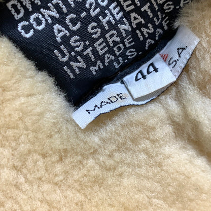 【現状渡し品】【メンズ】 U.S.SHEEPSKIN ユーエスシープスキン MOUTON FLIGHT JACKET TYPE B-3 AC-26824 ムートン フライトジャケット アウター USA製 145-261001-ko-06-teih サイズ：44 カラー：ブラウン 万代Net店