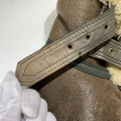 【現状渡し品】【メンズ】 U.S.SHEEPSKIN ユーエスシープスキン MOUTON FLIGHT JACKET TYPE B-3 AC-26824 ムートン フライトジャケット アウター USA製 145-261001-ko-06-teih サイズ：44 カラー：ブラウン 万代Net店