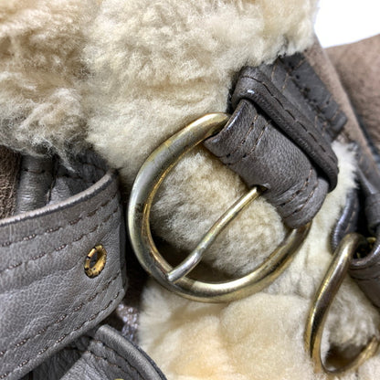【現状渡し品】【メンズ】 U.S.SHEEPSKIN ユーエスシープスキン MOUTON FLIGHT JACKET TYPE B-3 AC-26824 ムートン フライトジャケット アウター USA製 145-261001-ko-06-teih サイズ：44 カラー：ブラウン 万代Net店