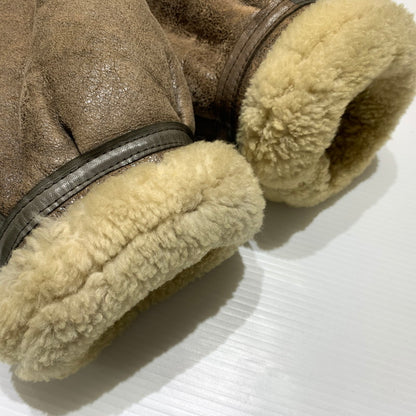 【現状渡し品】【メンズ】 U.S.SHEEPSKIN ユーエスシープスキン MOUTON FLIGHT JACKET TYPE B-3 AC-26824 ムートン フライトジャケット アウター USA製 145-261001-ko-06-teih サイズ：44 カラー：ブラウン 万代Net店