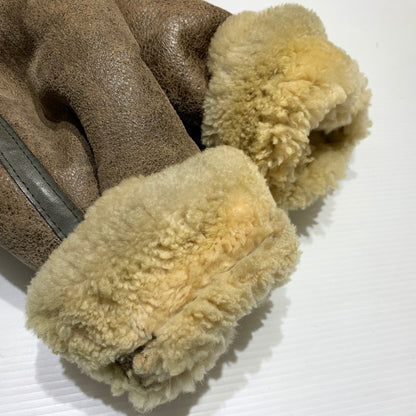 【現状渡し品】【メンズ】 U.S.SHEEPSKIN ユーエスシープスキン MOUTON FLIGHT JACKET TYPE B-3 AC-26824 ムートン フライトジャケット アウター USA製 145-261001-ko-06-teih サイズ：44 カラー：ブラウン 万代Net店