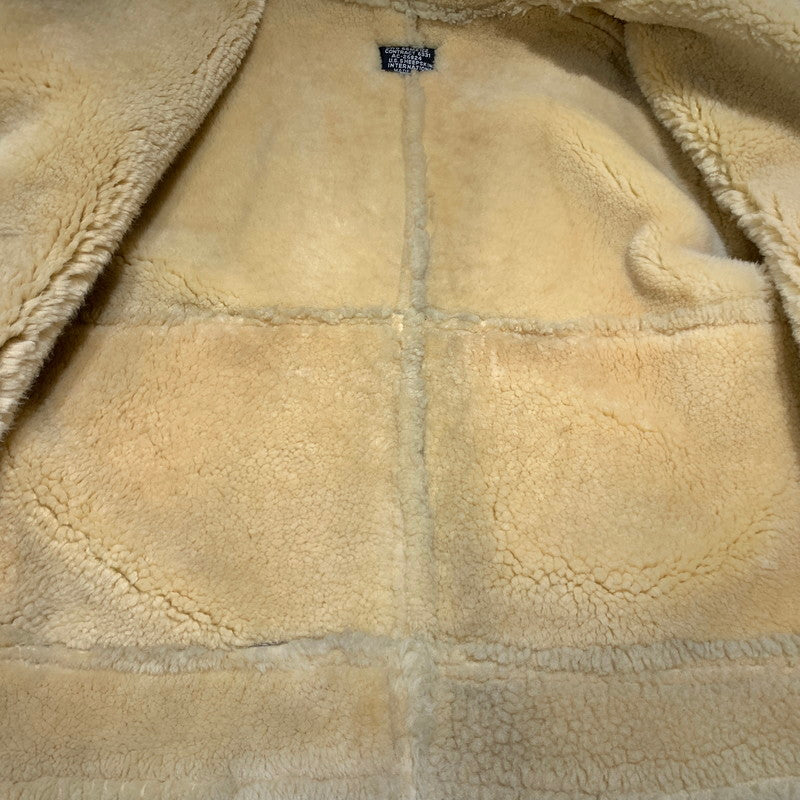 【現状渡し品】【メンズ】 U.S.SHEEPSKIN ユーエスシープスキン MOUTON FLIGHT JACKET TYPE B-3 AC-26824 ムートン フライトジャケット アウター USA製 145-261001-ko-06-teih サイズ：44 カラー：ブラウン 万代Net店