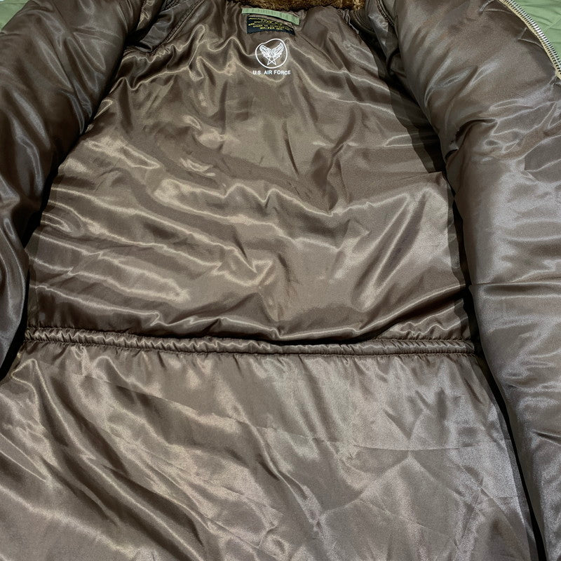 【中古品】【メンズ】 WAIPER ワイパー AIR CREW N-3 25WP96 フライトジャケット アウター ミリタリー コート 145-261001-ko-04-teih サイズ：XXL カラー：カーキ 万代Net店