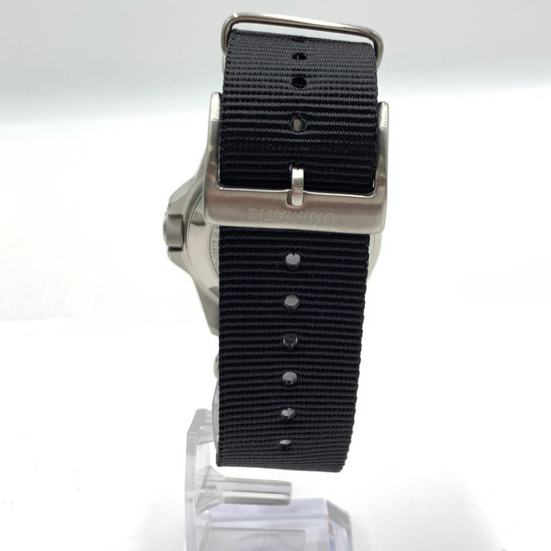 【中古品】【メンズ】 UNIMATIC ウニマティックCLASSIC UC4 QUATTRO C4-A2075 クラシック クアトロ 腕時計 ミリタリーウォッチ 自動巻き 197-260929-ko-04-teih カラー：シルバー/ブラック 万代Net店
