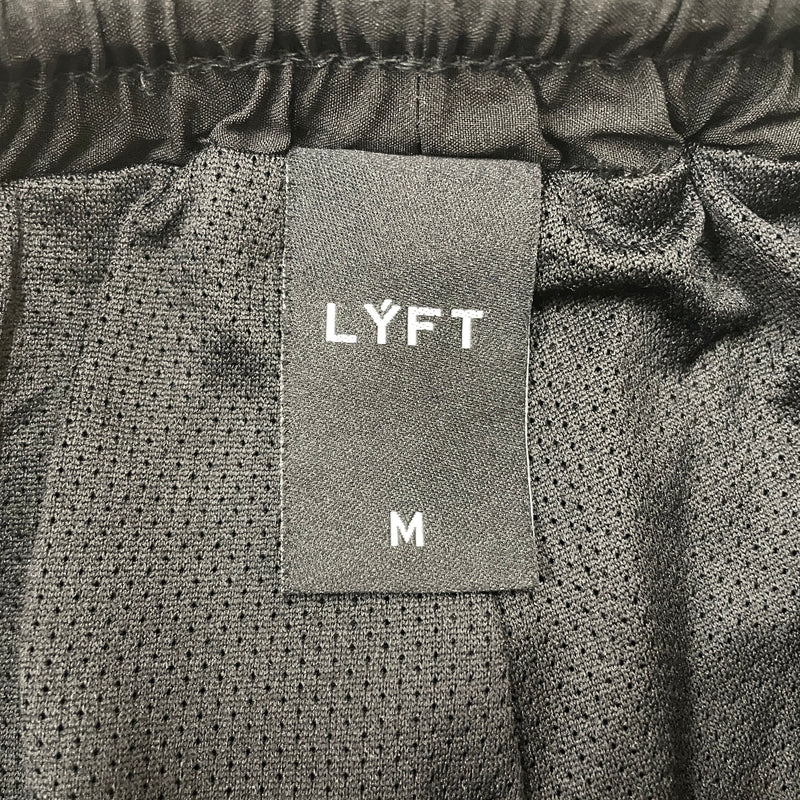 【中古品】【メンズ】 LYFT リフト 2LINE WIDE TRACK PANTS ツーライン ワイドトラックパンツ ボトムス 153-261003-ss-08-teih サイズ：M カラー：ブラック 万代Net店