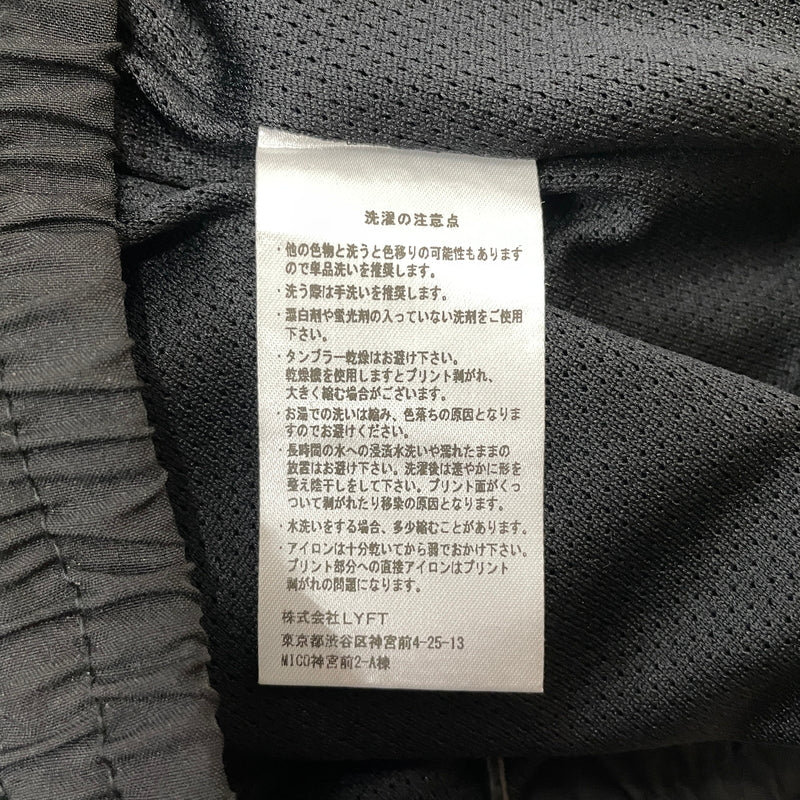 【中古品】【メンズ】 LYFT リフト 2LINE WIDE TRACK PANTS ツーライン ワイドトラックパンツ ボトムス 153-261003-ss-08-teih サイズ：M カラー：ブラック 万代Net店