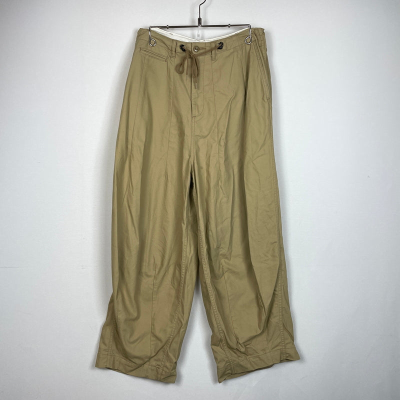 【中古品】【メンズ】 Needles ニードルズ H.D. PANT MILITARY MADE IN JAPAN SX196 ヒザデル パンツ ミリタリー ボトムス 日本製 151-261003-ss-11-teih サイズ：S ※裾汚れあり カラー：ベージュ 万代Net店