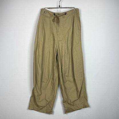 【中古品】【メンズ】 Needles ニードルズ H.D. PANT MILITARY MADE IN JAPAN SX196 ヒザデル パンツ ミリタリー ボトムス 日本製 151-261003-ss-11-teih サイズ：S ※裾汚れあり カラー：ベージュ 万代Net店
