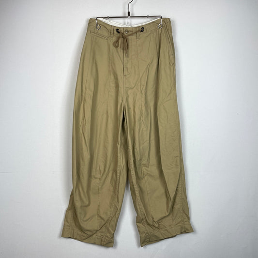 【中古品】【メンズ】 Needles ニードルズ H.D. PANT MILITARY MADE IN JAPAN SX196 ヒザデル パンツ ミリタリー ボトムス 日本製 151-261003-ss-11-teih サイズ：S ※裾汚れあり カラー：ベージュ 万代Net店