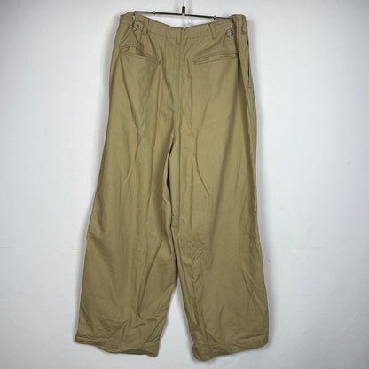 【中古品】【メンズ】 Needles ニードルズ H.D. PANT MILITARY MADE IN JAPAN SX196 ヒザデル パンツ ミリタリー ボトムス 日本製 151-261003-ss-11-teih サイズ：S ※裾汚れあり カラー：ベージュ 万代Net店
