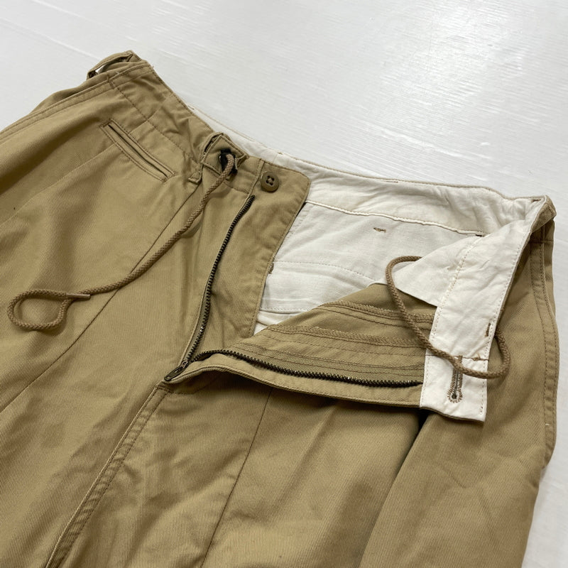 【中古品】【メンズ】 Needles ニードルズ H.D. PANT MILITARY MADE IN JAPAN SX196 ヒザデル パンツ ミリタリー ボトムス 日本製 151-261003-ss-11-teih サイズ：S ※裾汚れあり カラー：ベージュ 万代Net店