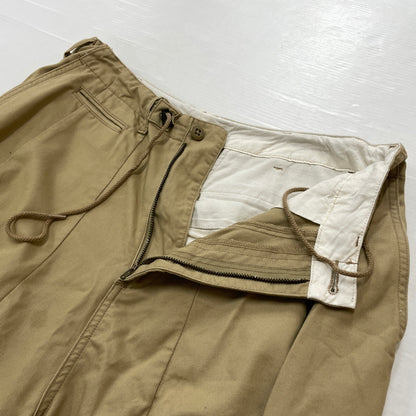 【中古品】【メンズ】 Needles ニードルズ H.D. PANT MILITARY MADE IN JAPAN SX196 ヒザデル パンツ ミリタリー ボトムス 日本製 151-261003-ss-11-teih サイズ：S ※裾汚れあり カラー：ベージュ 万代Net店