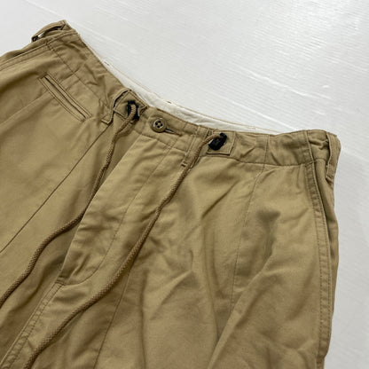 【中古品】【メンズ】 Needles ニードルズ H.D. PANT MILITARY MADE IN JAPAN SX196 ヒザデル パンツ ミリタリー ボトムス 日本製 151-261003-ss-11-teih サイズ：S ※裾汚れあり カラー：ベージュ 万代Net店