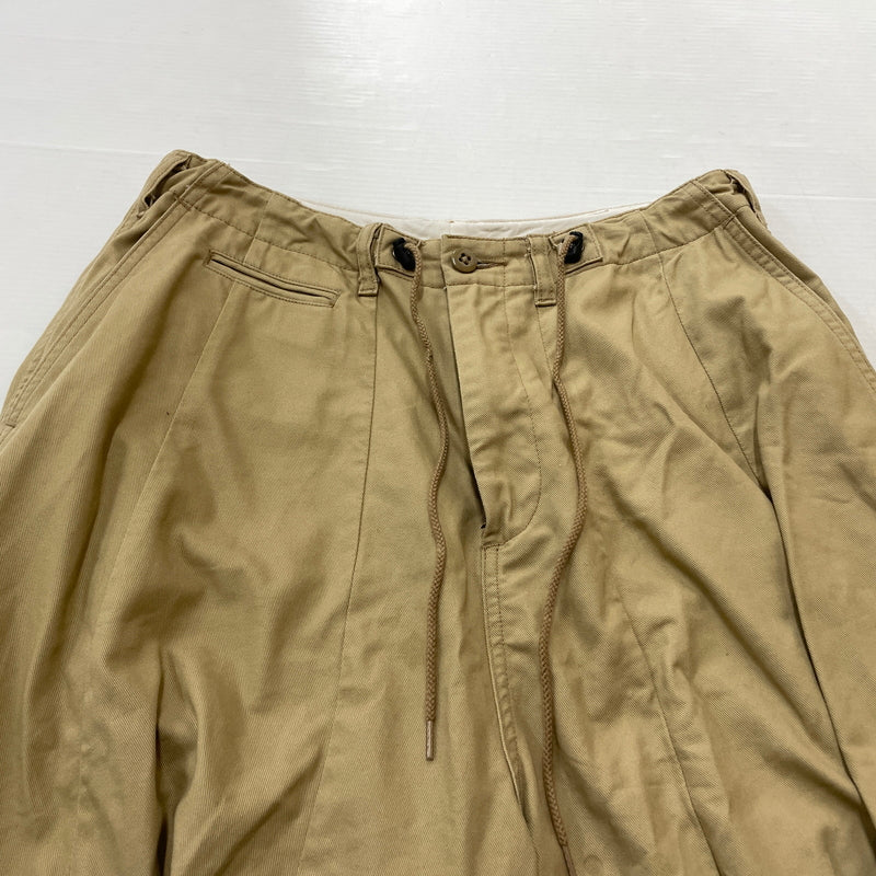 【中古品】【メンズ】 Needles ニードルズ H.D. PANT MILITARY MADE IN JAPAN SX196 ヒザデル パンツ ミリタリー ボトムス 日本製 151-261003-ss-11-teih サイズ：S ※裾汚れあり カラー：ベージュ 万代Net店