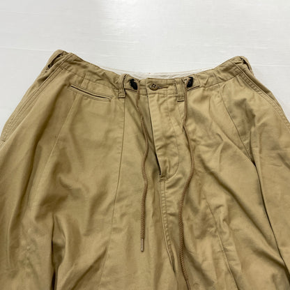 【中古品】【メンズ】 Needles ニードルズ H.D. PANT MILITARY MADE IN JAPAN SX196 ヒザデル パンツ ミリタリー ボトムス 日本製 151-261003-ss-11-teih サイズ：S ※裾汚れあり カラー：ベージュ 万代Net店