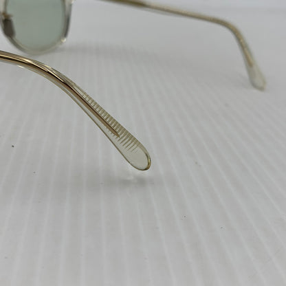 【中古品】【メンズ】 EYEVAN7285 アイヴァン7285 18TH｜339 - 415 アイウェア サングラス アセテート 眼鏡 203-260929-ko-06-teih サイズ：46□23-140 カラー：クリア/ゴールド 万代Net店