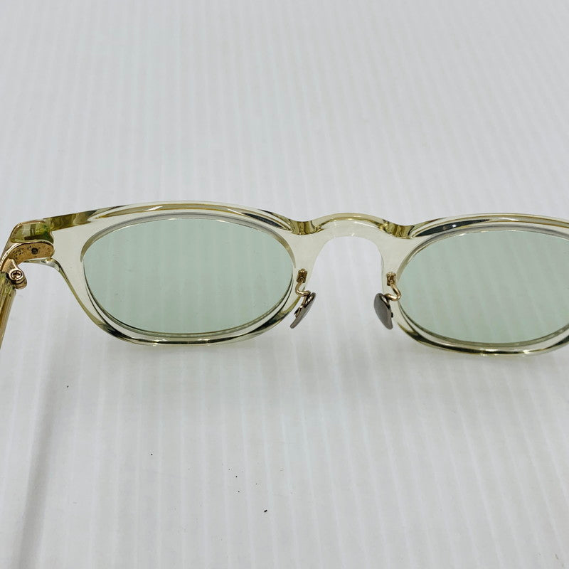 【中古品】【メンズ】 EYEVAN7285 アイヴァン7285 18TH｜339 - 415 アイウェア サングラス アセテート 眼鏡 203-260929-ko-06-teih サイズ：46□23-140 カラー：クリア/ゴールド 万代Net店