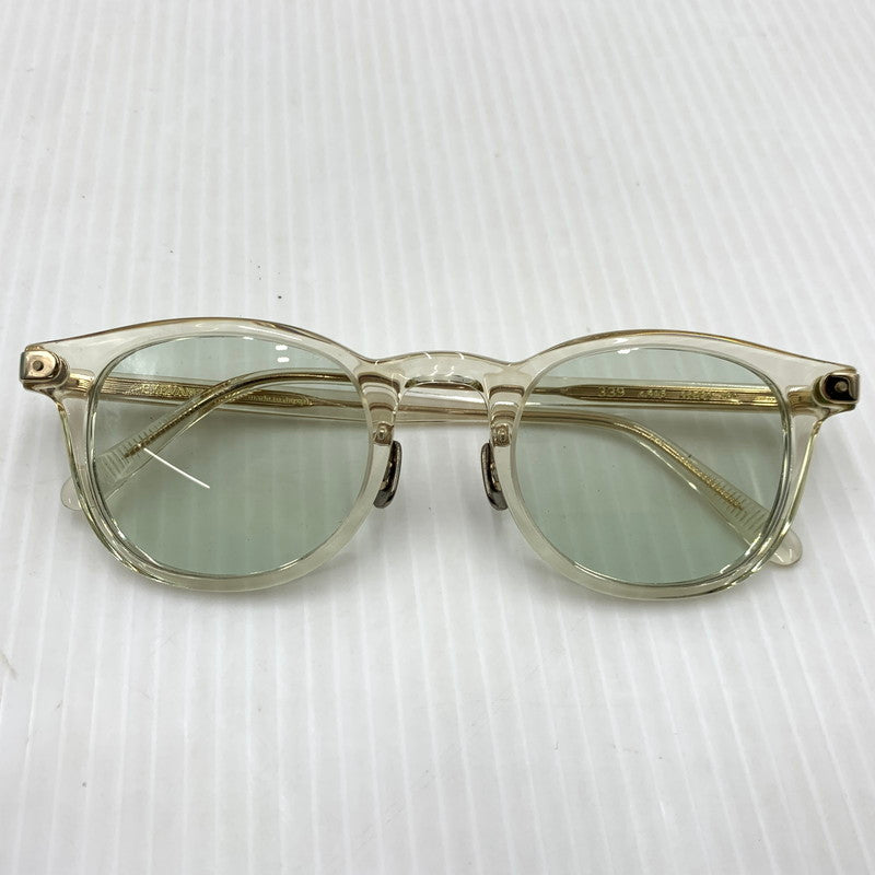 【中古品】【メンズ】 EYEVAN7285 アイヴァン7285 18TH｜339 - 415 アイウェア サングラス アセテート 眼鏡 203-260929-ko-06-teih サイズ：46□23-140 カラー：クリア/ゴールド 万代Net店