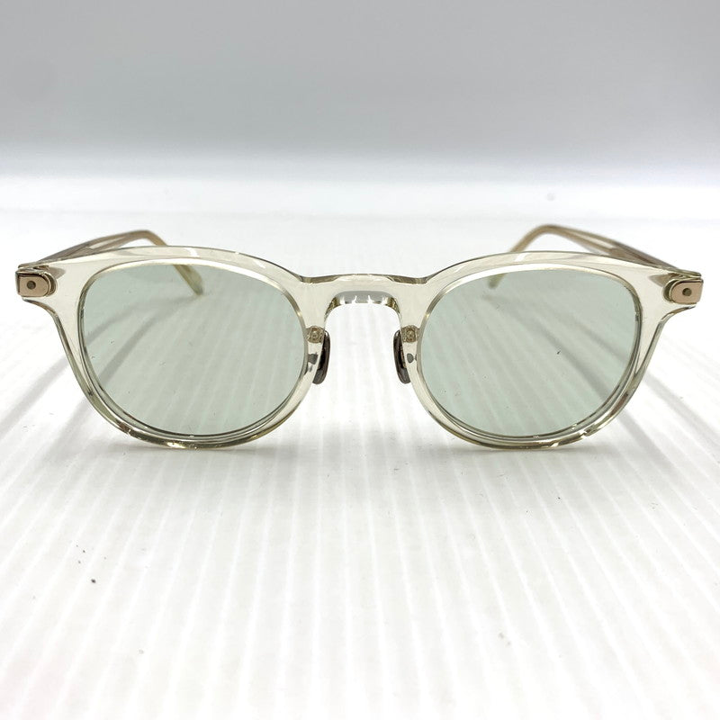 【中古品】【メンズ】 EYEVAN7285 アイヴァン7285 18TH｜339 - 415 アイウェア サングラス アセテート 眼鏡 203-260929-ko-06-teih サイズ：46□23-140 カラー：クリア/ゴールド 万代Net店