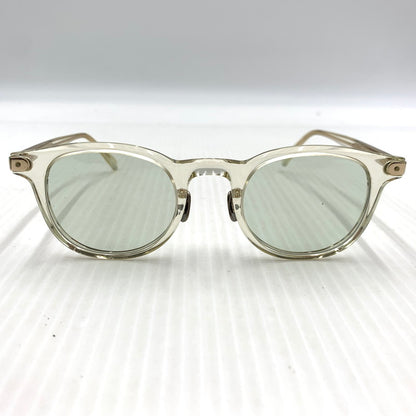 【中古品】【メンズ】 EYEVAN7285 アイヴァン7285 18TH｜339 - 415 アイウェア サングラス アセテート 眼鏡 203-260929-ko-06-teih サイズ：46□23-140 カラー：クリア/ゴールド 万代Net店