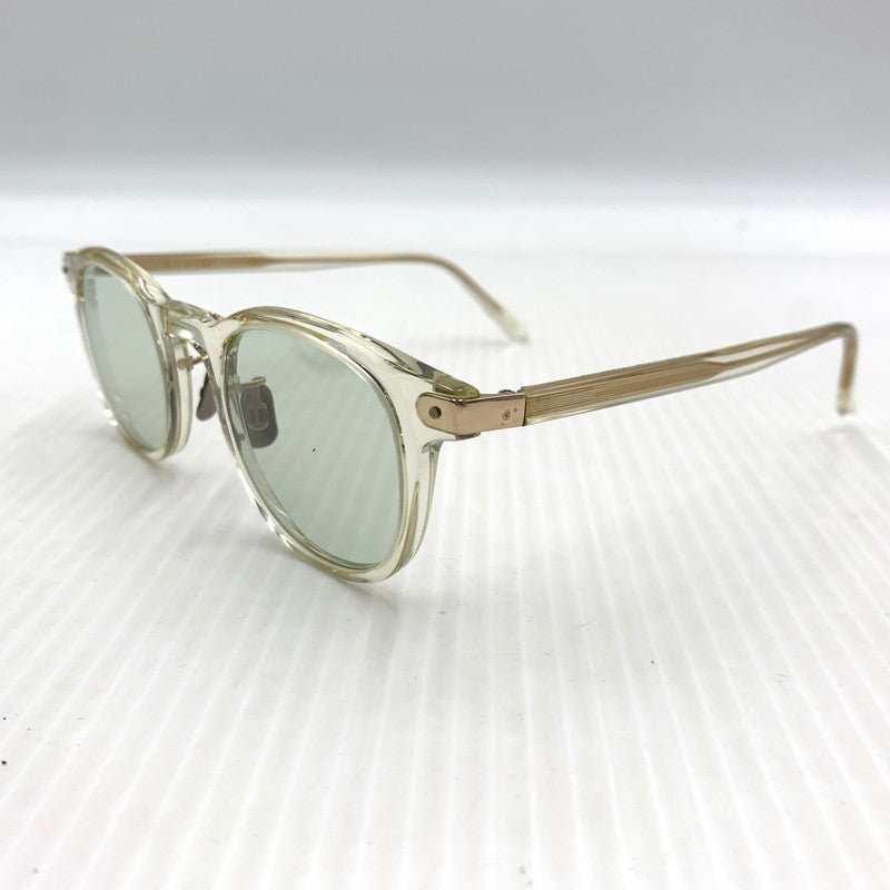 【中古品】【メンズ】 EYEVAN7285 アイヴァン7285 18TH｜339 - 415 アイウェア サングラス アセテート 眼鏡 203-260929-ko-06-teih サイズ：46□23-140 カラー：クリア/ゴールド 万代Net店