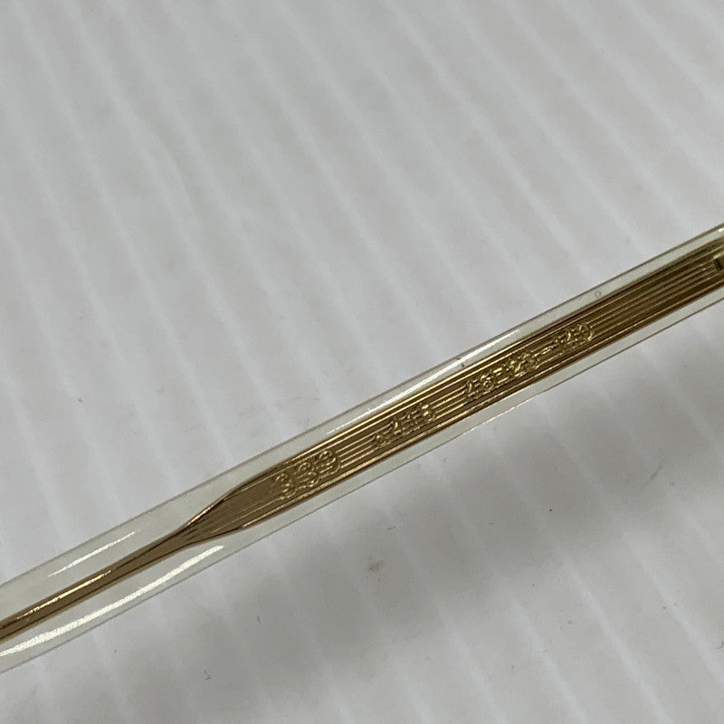 【中古品】【メンズ】 EYEVAN7285 アイヴァン7285 18TH｜339 - 415 アイウェア サングラス アセテート 眼鏡 203-260929-ko-06-teih サイズ：46□23-140 カラー：クリア/ゴールド 万代Net店