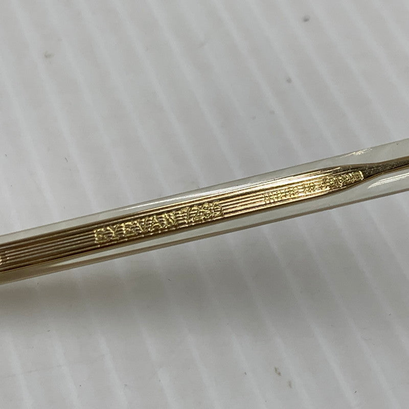 【中古品】【メンズ】 EYEVAN7285 アイヴァン7285 18TH｜339 - 415 アイウェア サングラス アセテート 眼鏡 203-260929-ko-06-teih サイズ：46□23-140 カラー：クリア/ゴールド 万代Net店