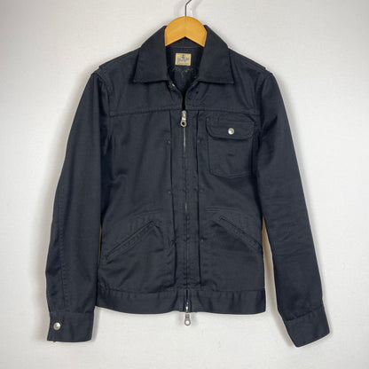 【中古品】【メンズ】 Wrangler ラングラー BACK BONEDENIM WESTERN JACKET 別注 バックボーン デニムウエスタンジャケット アウター Gジャン 145-261003-ss-05-teih サイズ：S カラー：ブラック 万代Net店