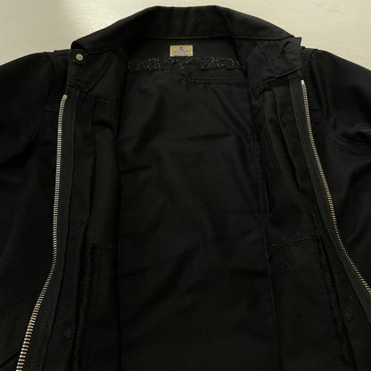 【中古品】【メンズ】 Wrangler ラングラー BACK BONEDENIM WESTERN JACKET 別注 バックボーン デニムウエスタンジャケット アウター Gジャン 145-261003-ss-05-teih サイズ：S カラー：ブラック 万代Net店