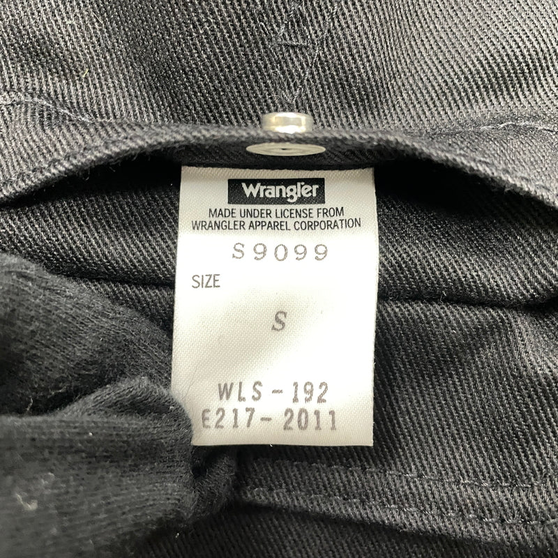 【中古品】【メンズ】 Wrangler ラングラー BACK BONEDENIM WESTERN JACKET 別注 バックボーン デニムウエスタンジャケット アウター Gジャン 145-261003-ss-05-teih サイズ：S カラー：ブラック 万代Net店