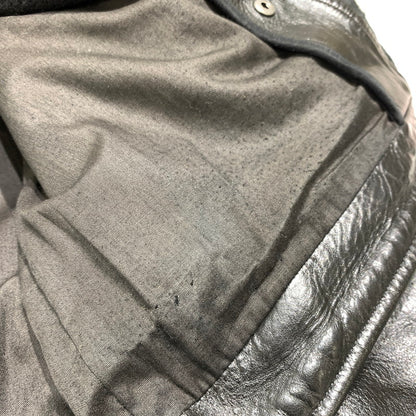 【中古品】【メンズ】 VANSON バンソン SINGLE RIDER JACKET MODEL B シングル ライダースジャケット ライトアウター レザージャケット 145-261001-ko-19-teih サイズ：36 カラー：ブラック 万代Net店