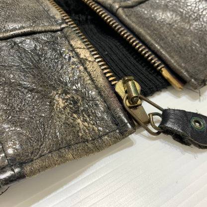 【現状渡し品】【メンズ】 AVIREX アヴィレックス MOUTON FLIGHT JACKET AC-17755 ムートン フライト ジャケット アウター 145-261001-ko-05-teih サイズ：40 カラー：ブラウン 万代Net店