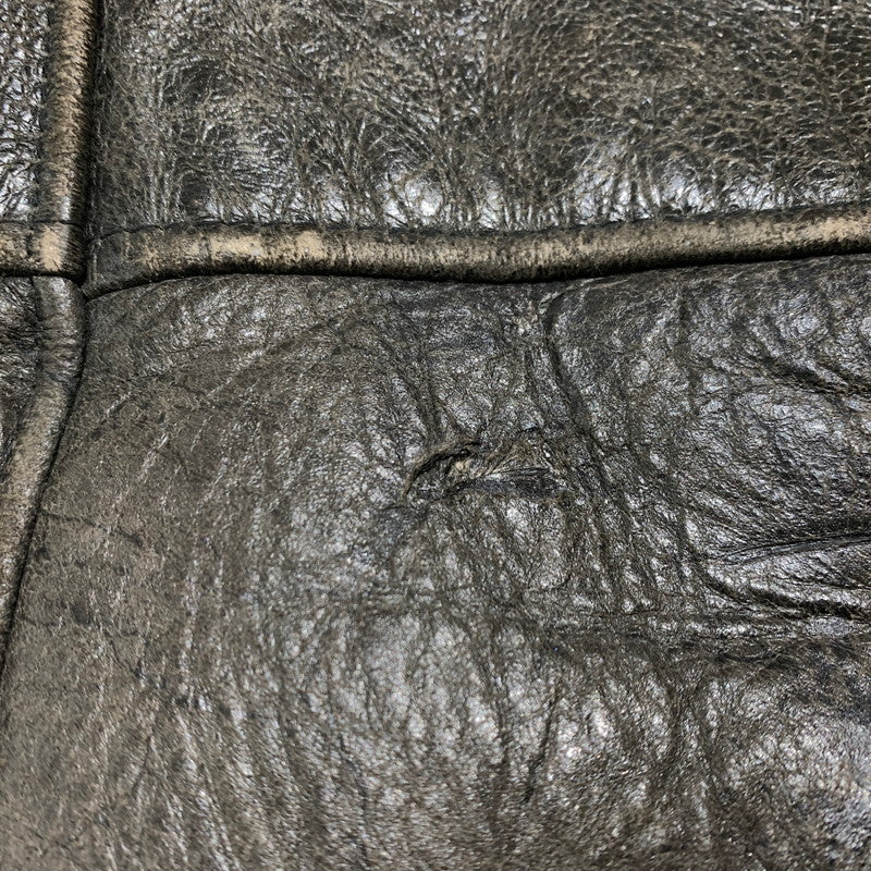 【現状渡し品】【メンズ】 AVIREX アヴィレックス MOUTON FLIGHT JACKET AC-17755 ムートン フライト ジャケット アウター 145-261001-ko-05-teih サイズ：40 カラー：ブラウン 万代Net店