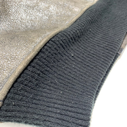 【現状渡し品】【メンズ】 AVIREX アヴィレックス MOUTON FLIGHT JACKET AC-17755 ムートン フライト ジャケット アウター 145-261001-ko-05-teih サイズ：40 カラー：ブラウン 万代Net店