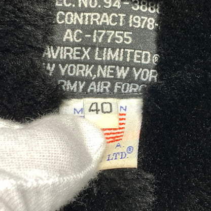 【現状渡し品】【メンズ】 AVIREX アヴィレックス MOUTON FLIGHT JACKET AC-17755 ムートン フライト ジャケット アウター 145-261001-ko-05-teih サイズ：40 カラー：ブラウン 万代Net店
