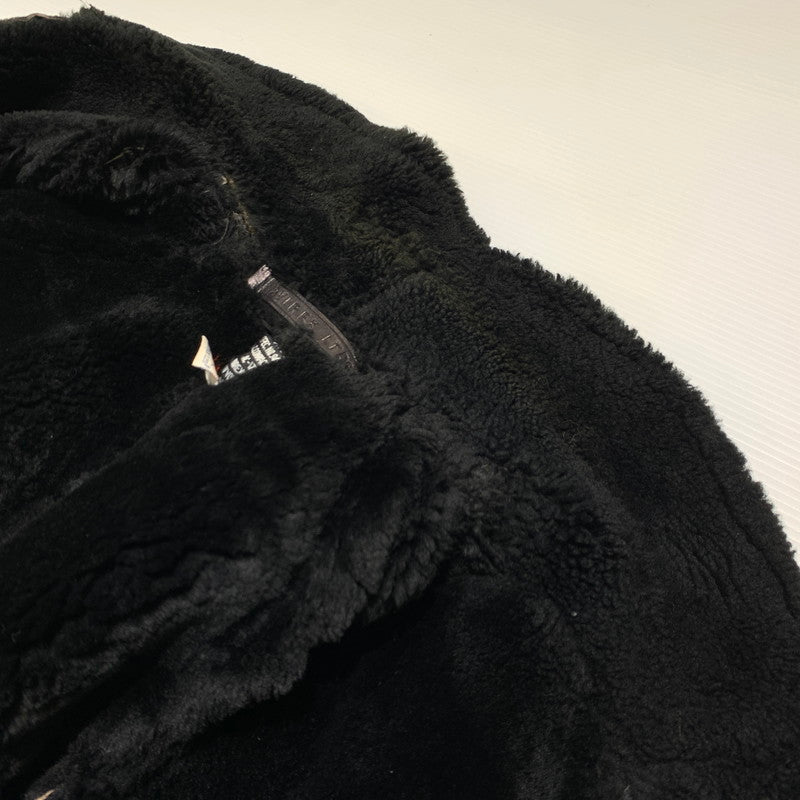【現状渡し品】【メンズ】 AVIREX アヴィレックス MOUTON FLIGHT JACKET AC-17755 ムートン フライト ジャケット アウター 145-261001-ko-05-teih サイズ：40 カラー：ブラウン 万代Net店