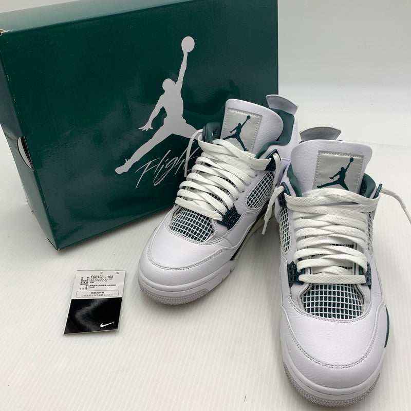 【中古品】【メンズ】 NIKE ナイキ AIR JORDAN 4 RETRO OXIDIZED GREEN FQ8138-103 エアジョーダン4 レトロ スニーカー 靴 シューズ 160-261002-ko-04-teih サイズ：28cm カラー：オキシダイズドグリーン 万代Net店