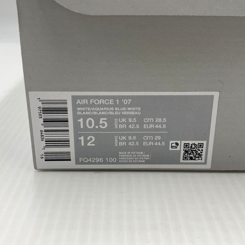 【中古品】【メンズ】 NIKE ナイキ AIR FORCE 1 LOW 07 UNIVERSITY BLUE FQ4296-100 スニーカー エアフォース1 ロー 靴 シューズ 160-261002-ko-05-teih サイズ：28.5cm カラー：ユニバーシティブルー 万代Net店