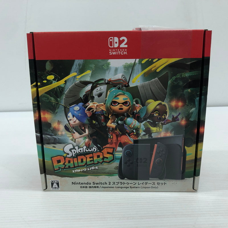 【未使用品】 Nintendo Switch2 スプラトゥーン レイダース セット ニンテンドースイッチ2 日本語.国内専用 本体 A01-314 035-260509-ns-09-teih 万代Net店