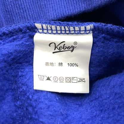 【中古品】【メンズ】 KEBOZ ケボズ MARBLE PRINT HOODIE マーブルプリント フーディー トップス プルオーバーパーカー 142-261003-ss-03-teih サイズ：L カラー：ブルー 万代Net店